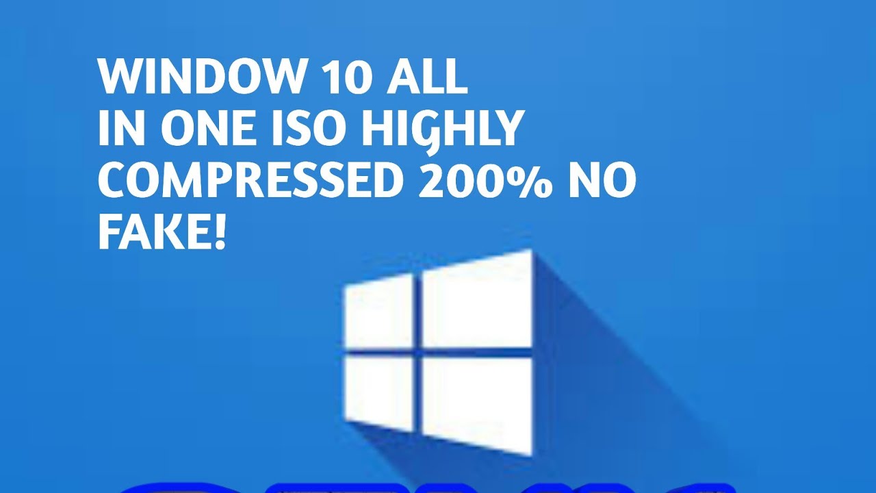 windows 10 iso highly compressed